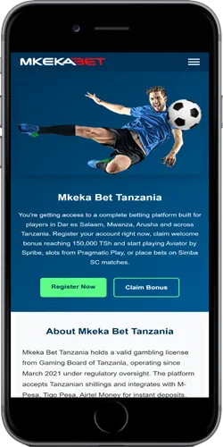 Mkeka Bet app interface
